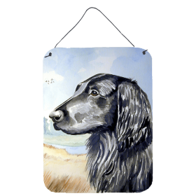 Flat Coated Retriever Wall or Door Hanging Prints (Color: 7064DS1216, size: 12 x 16)