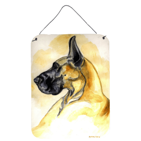 Fawn Great Dane Wall or Door Hanging Prints (Color: 7071DS1216, size: 12 x 16)