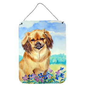 Tibetan Spaniel Wall or Door Hanging Prints (Color: 7078DS1216, size: 12 x 16)