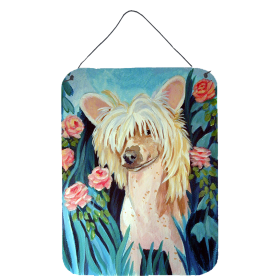 Chinese Crested Wall or Door Hanging Prints (Color: 7087DS1216, size: 12 x 16)