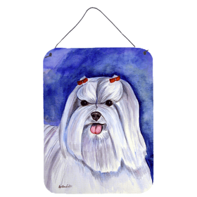 Maltese Wall or Door Hanging Prints (Color: 7108DS1216, size: 12 x 16)