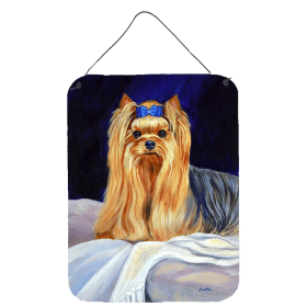 Yorkie Wall or Door Hanging Prints (Color: 7157DS1216, size: 12 x 16)