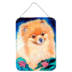 Pomeranian Wall or Door Hanging Prints (Color: 7165DS1216, size: 12 x 16)