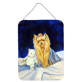 Yorkie Wall or Door Hanging Prints (Color: 7221DS1216, size: 12 x 16)
