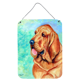 Bloodhound Wall or Door Hanging Prints (Color: 7224DS1216, size: 12 x 16)