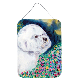 Bichon Frise Wall or Door Hanging Prints (Color: 7225DS1216, size: 12 x 16)