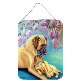 Great Dane and puppy Wall or Door Hanging Prints (Color: 7233DS1216, size: 12 x 16)