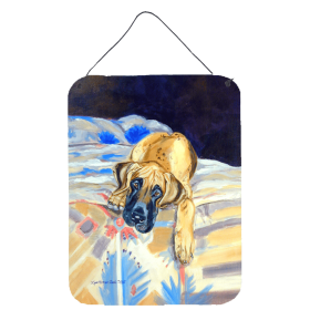 Fawn Great Dane Wall or Door Hanging Prints (Color: 7258DS1216, size: 12 x 16)