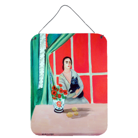 Lady with her Schipperke Wall or Door Hanging Prints (Color: 7269DS1216, size: 12 x 16)