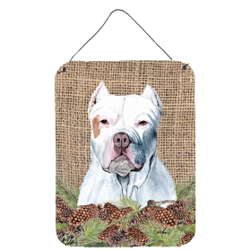Multi Themed Door Hanging Prints (Color: Pit Bull, size: 12 x 16)