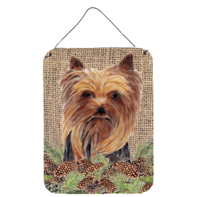 Multi Themed Door Hanging Prints (Color: Yorkie, size: 12 x 16)