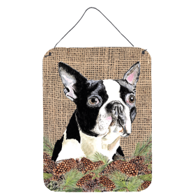 Multi Themed Door Hanging Prints (Color: Boston Terrier, size: 12 x 16)