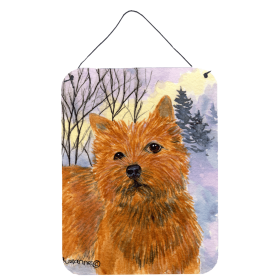 Multi Themed Door Hanging Prints (Color: Norwich Terrier, size: 12 x 16)