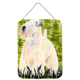 Multi Themed Door Hanging Prints (Color: Wheaten Terrier Soft Coated, size: 12 x 16)