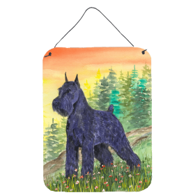 Multi Themed Door Hanging Prints (Color: Schnauzer, size: 12 x 16)