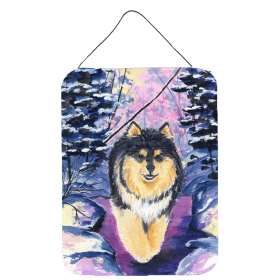 Multi Themed Door Hanging Prints (Color: Finnish Lapphund, size: 12 x 16)