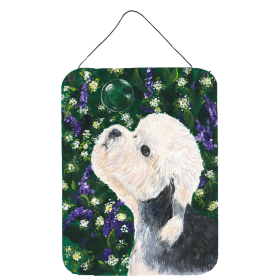 Multi Themed Door Hanging Prints (Color: Dandie Dinmont Terrier, size: 12 x 16)