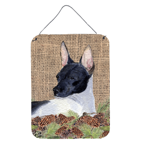 Multi Themed Door Hanging Prints (Color: Rat Terrier, size: 12 x 16)