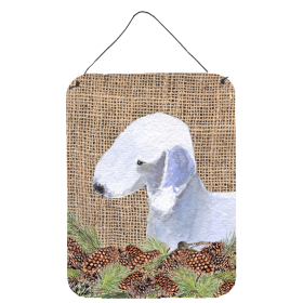 Multi Themed Door Hanging Prints (Color: Bedlington Terrier, size: 12 x 16)