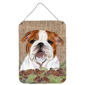 Multi Themed Door Hanging Prints (Color: Bulldog English, size: 12 x 16)