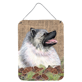 Multi Themed Door Hanging Prints (Color: Keeshond, size: 12 x 16)