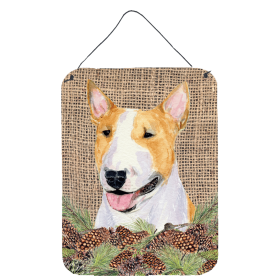 Multi Themed Door Hanging Prints (Color: Bull Terrier, size: 12 x 16)