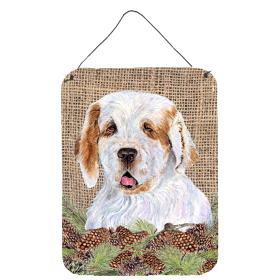 Multi Themed Door Hanging Prints (Color: Clumber Spaniel, size: 12 x 16)