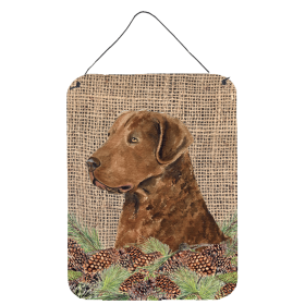 Multi Themed Door Hanging Prints (Color: Curly Coated Retriever, size: 12 x 16)