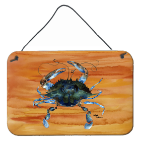Crab Wall or Door Hanging Prints (Color: 8143DS812, size: 8 x 12)