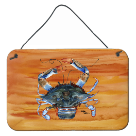Crab Wall or Door Hanging Prints (Color: 8144DS812, size: 8 x 12)