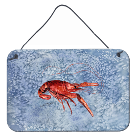 Crawfish Wall or Door Hanging Prints (Color: 8231DS812, size: 8 x 12)