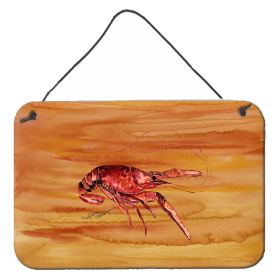 Crawfish Wall or Door Hanging Prints (Color: 8232DS812, size: 8 x 12)