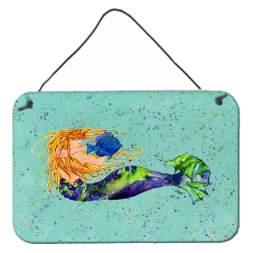 Mermaid Wall or Door Hanging Prints (Color: 8336DS812, size: 8 x 12)