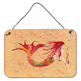 Mermaid Wall or Door Hanging Prints (Color: 8339DS812, size: 8 x 12)