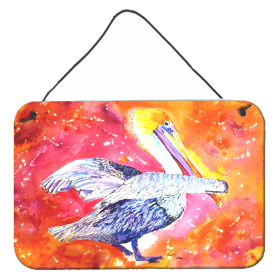 Pelican Wall or Door Hanging Prints (Color: 8360DS812, size: 8 x 12)