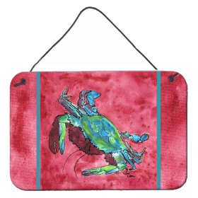 Crab Wall or Door Hanging Prints (Color: 8379DS812, size: 8 x 12)