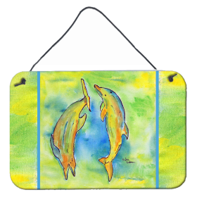 Dolphin Wall or Door Hanging Prints (Color: 8380DS812, size: 8 x 12)