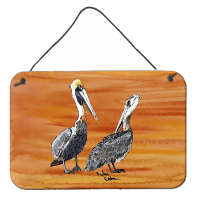 Pelican Wall or Door Hanging Prints (Color: 8407DS812, size: 8 x 12)