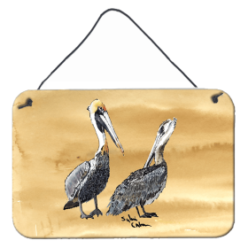 Pelican Wall or Door Hanging Prints (Color: 8408DS812, size: 8 x 12)