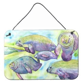 Manatee Wall or Door Hanging Prints (Color: 8544DS812, size: 8 x 12)
