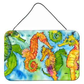 Seahorse Wall or Door Hanging Prints (Color: 8546DS812, size: 8 x 12)