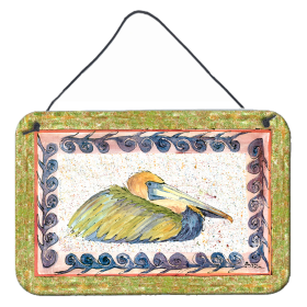 Bird - Pelican Wall or Door Hanging Prints (Color: 8053DS812, size: 8 x 12)