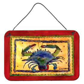 Crab Wall or Door Hanging Prints (Color: 8056DS812, size: 8 x 12)