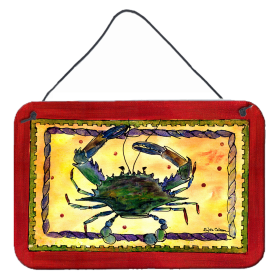 Crab Wall or Door Hanging Prints (Color: 8058DS812, size: 8 x 12)