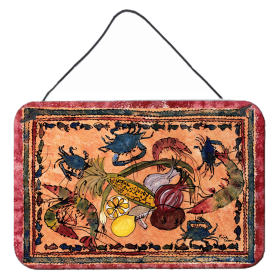 Crab Wall or Door Hanging Prints (Color: 8067DS812, size: 8 x 12)