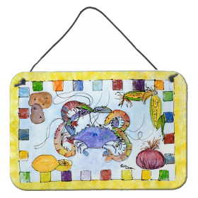 Crab Wall or Door Hanging Prints (Color: 8068DS812, size: 8 x 12)