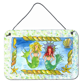 Mermaid Wall or Door Hanging Prints (Color: 8083DS812, size: 8 x 12)