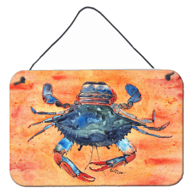 Crab Wall or Door Hanging Prints (Color: 8096DS812, size: 8 x 12)