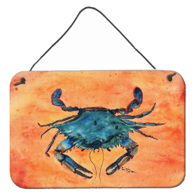 Crab Wall or Door Hanging Prints (Color: 8097DS812, size: 8 x 12)