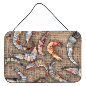 Shrimp Wall or Door Hanging Prints (Color: 8738DS812, size: 8 x 12)